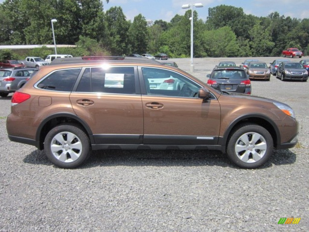2011 Outback 2.5i Premium Wagon - Caramel Bronze Pearl / Warm Ivory photo #11