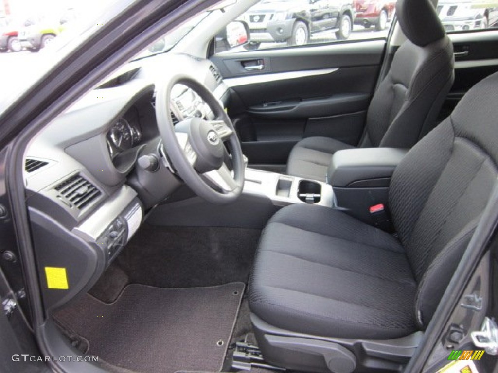 Off Black Interior 2011 Subaru Outback 2.5i Wagon Photo #51722323