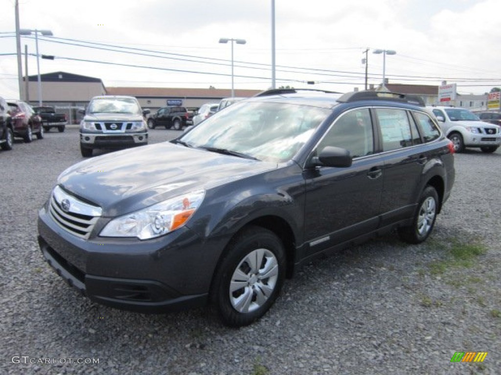 2011 Outback 2.5i Wagon - Graphite Gray Metallic / Off Black photo #7