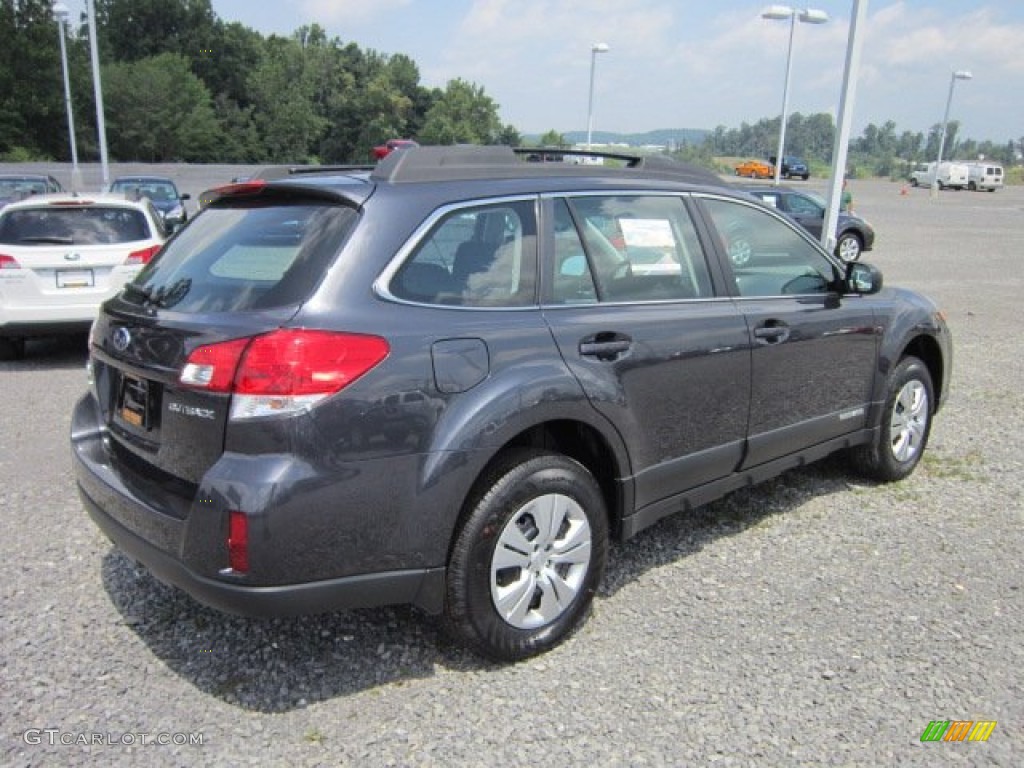 2011 Outback 2.5i Wagon - Graphite Gray Metallic / Off Black photo #11