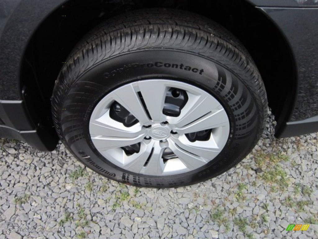 2011 Outback 2.5i Wagon - Graphite Gray Metallic / Off Black photo #13
