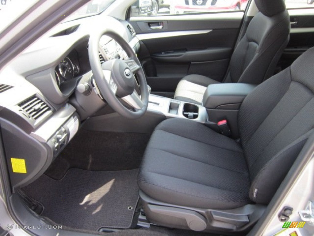 2011 Outback 2.5i Wagon - Steel Silver Metallic / Off Black photo #3