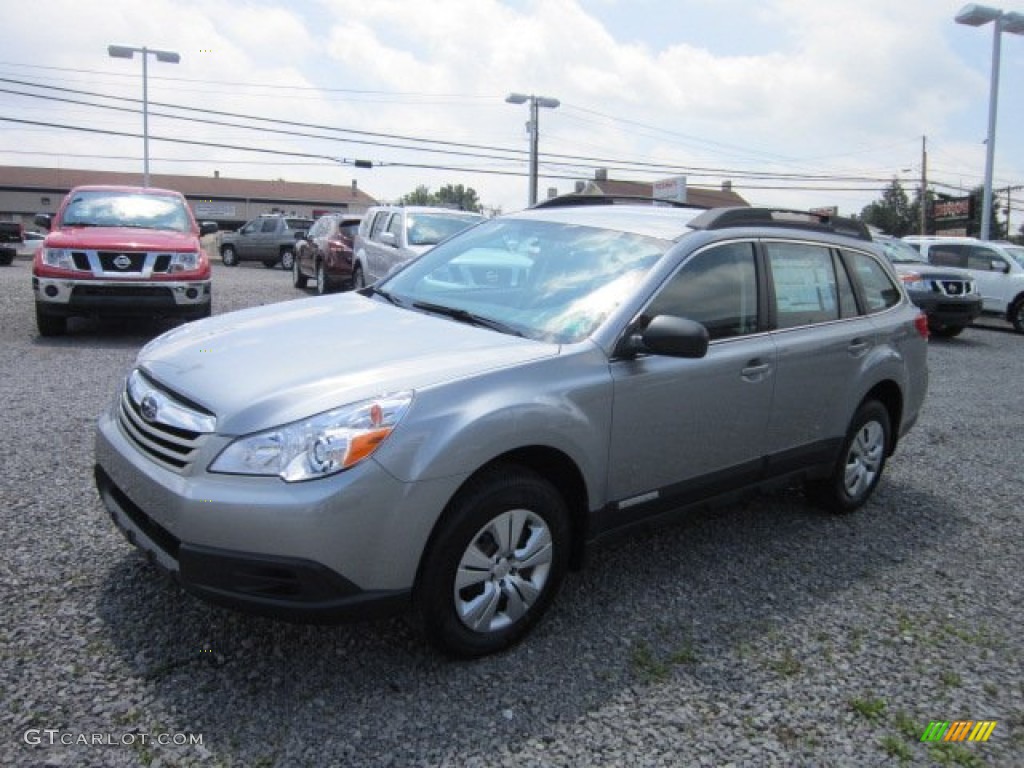 2011 Outback 2.5i Wagon - Steel Silver Metallic / Off Black photo #7