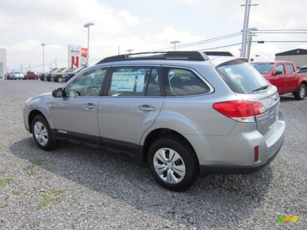 2011 Outback 2.5i Wagon - Steel Silver Metallic / Off Black photo #9