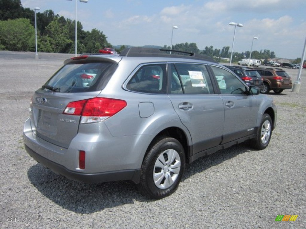 2011 Outback 2.5i Wagon - Steel Silver Metallic / Off Black photo #11