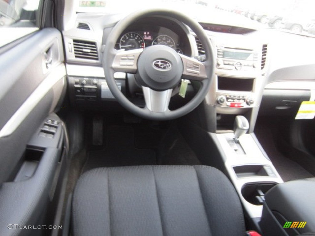2011 Outback 2.5i Wagon - Steel Silver Metallic / Off Black photo #16