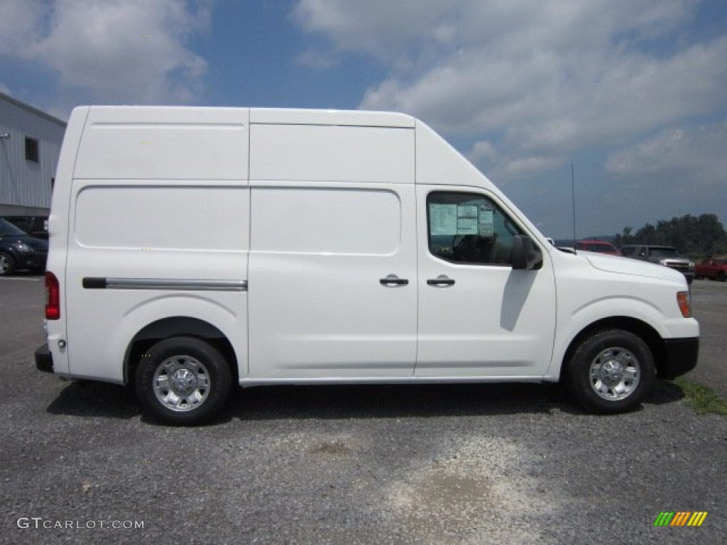 Blizzard White 2012 Nissan NV 2500 HD S High Roof Exterior Photo #51722590