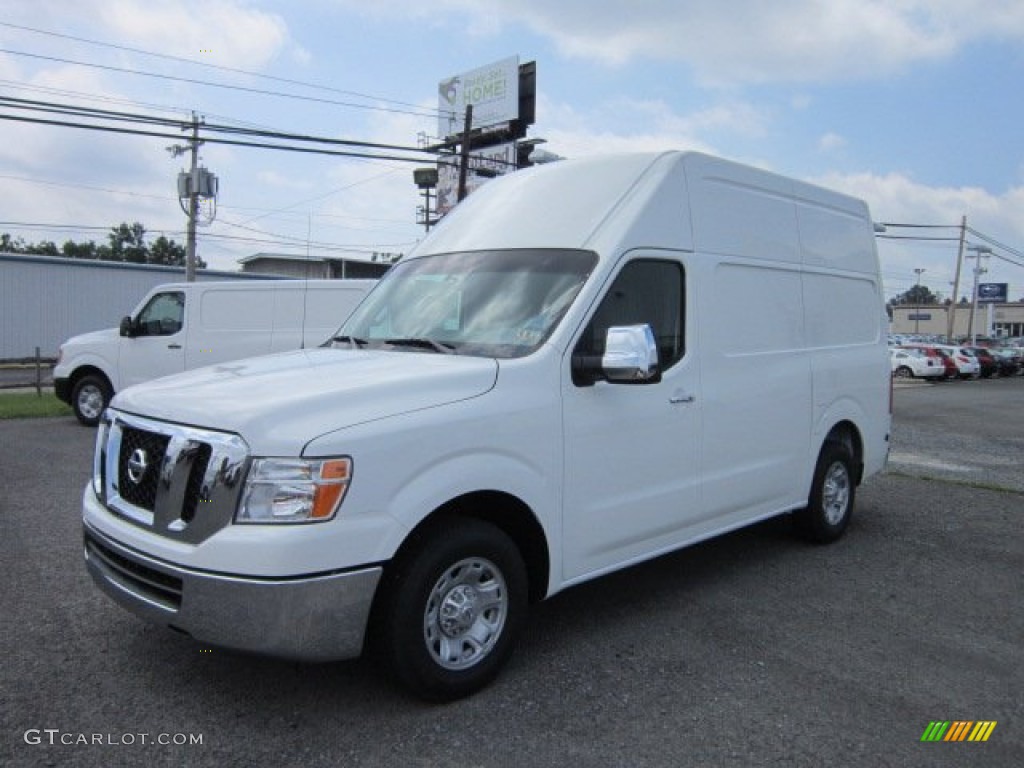 Blizzard White 2012 Nissan NV 2500 HD SV High Roof Exterior Photo #51722635