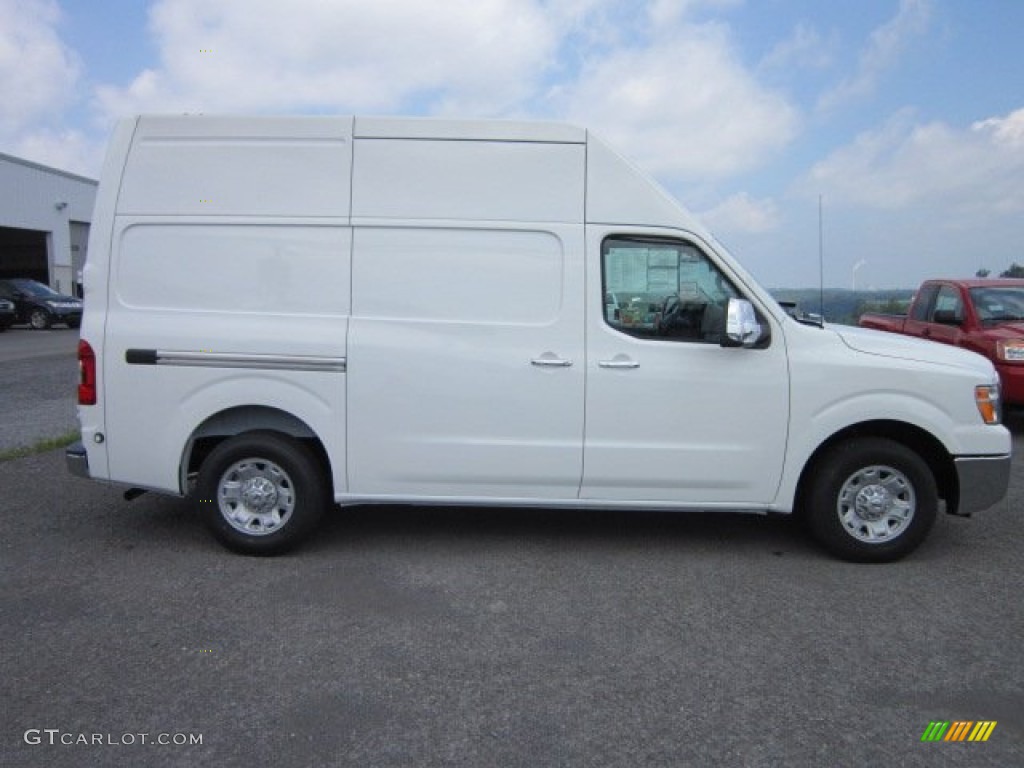 Blizzard White 2012 Nissan NV 2500 HD SV High Roof Exterior Photo #51722650