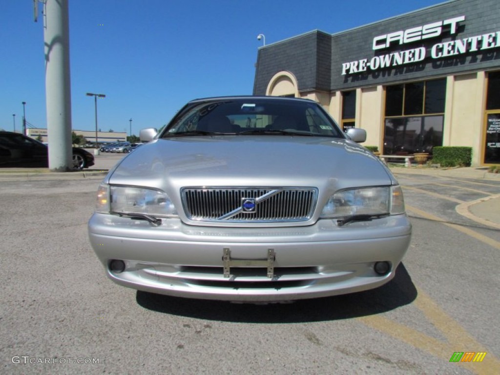 2001 C70 HT Convertible - Mystic Silver Metallic / Beige photo #2
