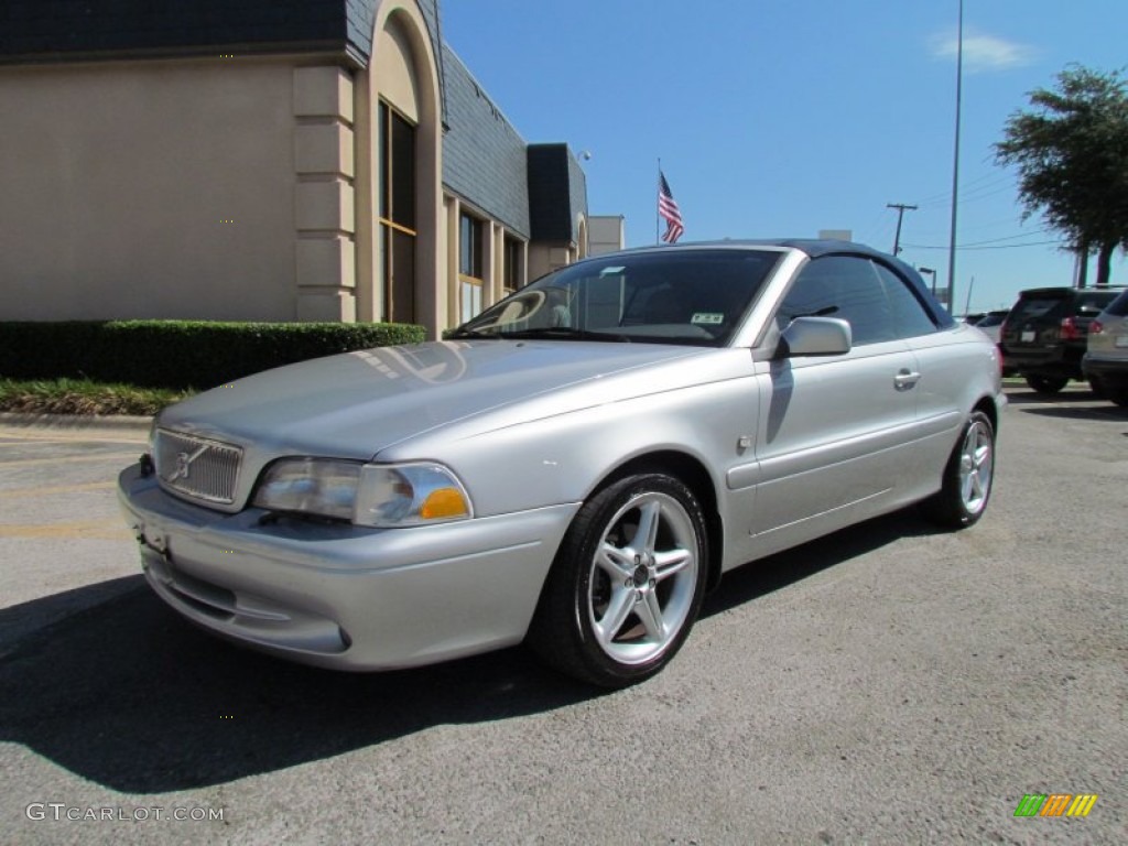 2001 C70 HT Convertible - Mystic Silver Metallic / Beige photo #3