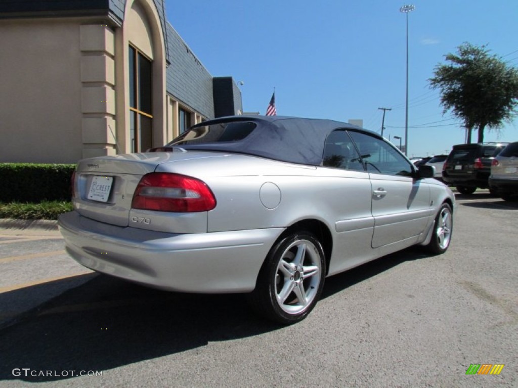 2001 C70 HT Convertible - Mystic Silver Metallic / Beige photo #6
