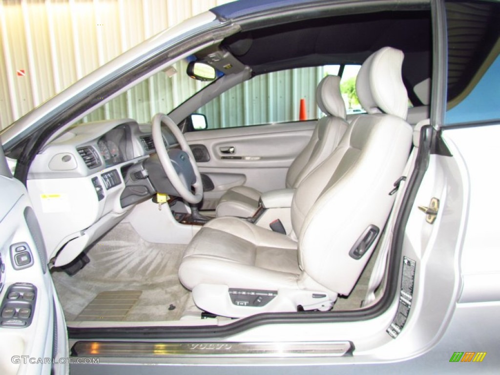 2001 C70 HT Convertible - Mystic Silver Metallic / Beige photo #8