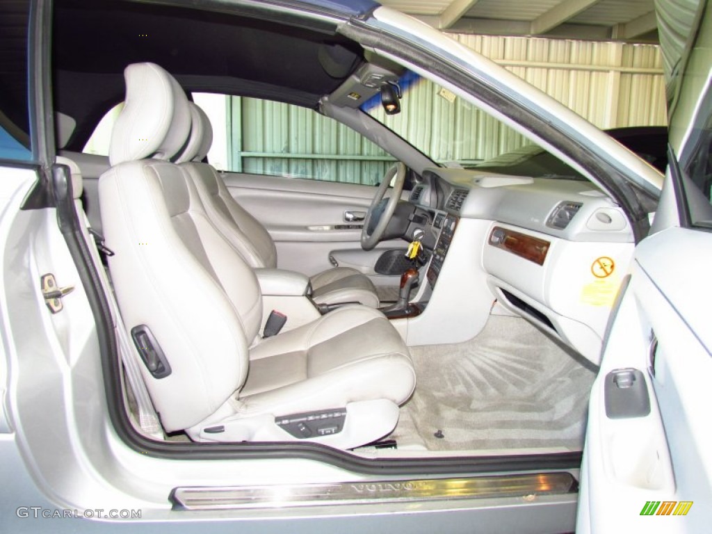 2001 C70 HT Convertible - Mystic Silver Metallic / Beige photo #9