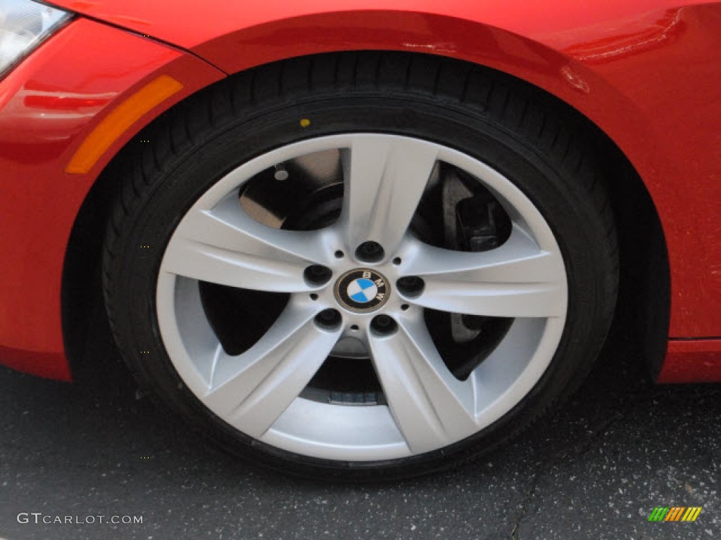 2008 3 Series 335i Coupe - Crimson Red / Cream Beige photo #13