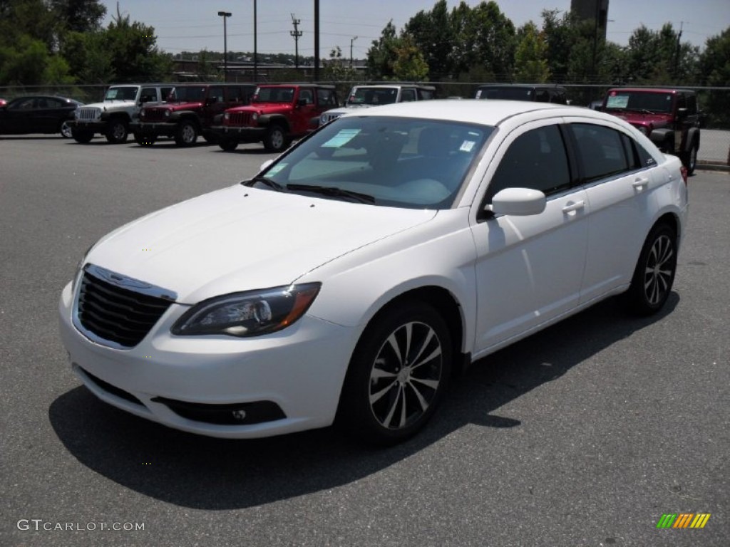 Bright White Chrysler 200