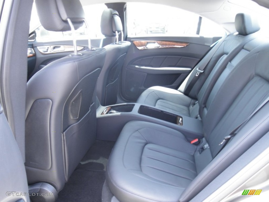 Black Interior 2012 Mercedes-Benz CLS 550 Coupe Photo #51725476