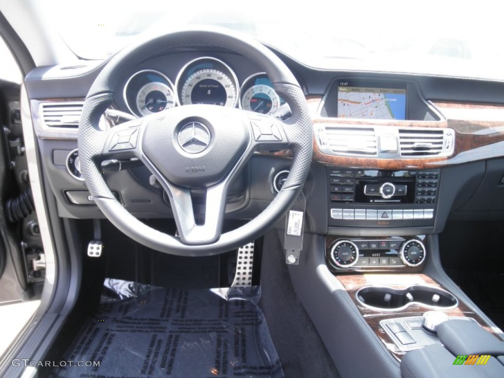 2012 Mercedes-Benz CLS 550 Coupe Black Dashboard Photo #51725491