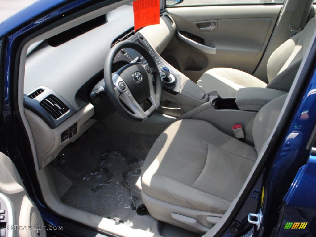 2010 Prius Hybrid III - Blue Ribbon Metallic / Misty Gray photo #15