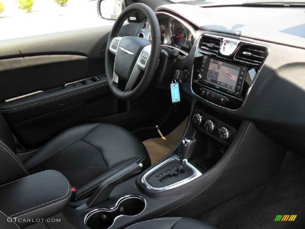 2011 Chrysler 200 S Black Dashboard Photo #51725692