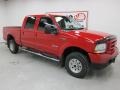 Red - F350 Super Duty XLT Crew Cab 4x4 Photo No. 2