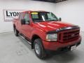 2003 Red Ford F350 Super Duty XLT Crew Cab 4x4  photo #6