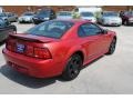 2002 Laser Red Metallic Ford Mustang V6 Coupe  photo #8