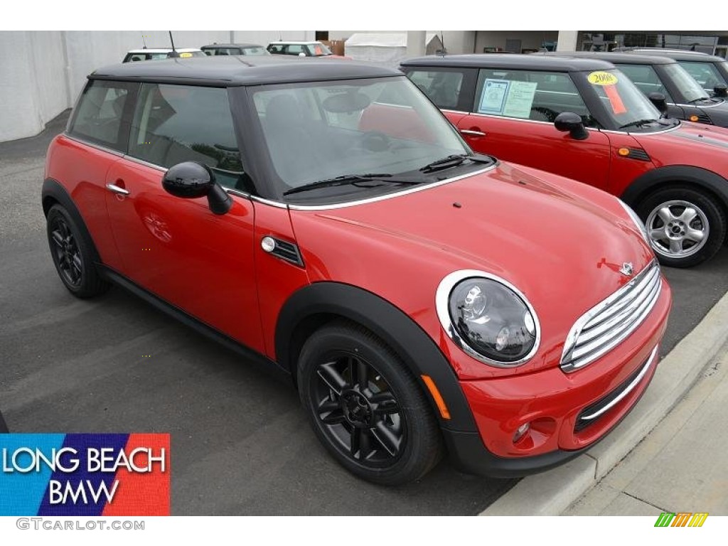 2011 Cooper Hardtop - Chili Red / Carbon Black photo #1