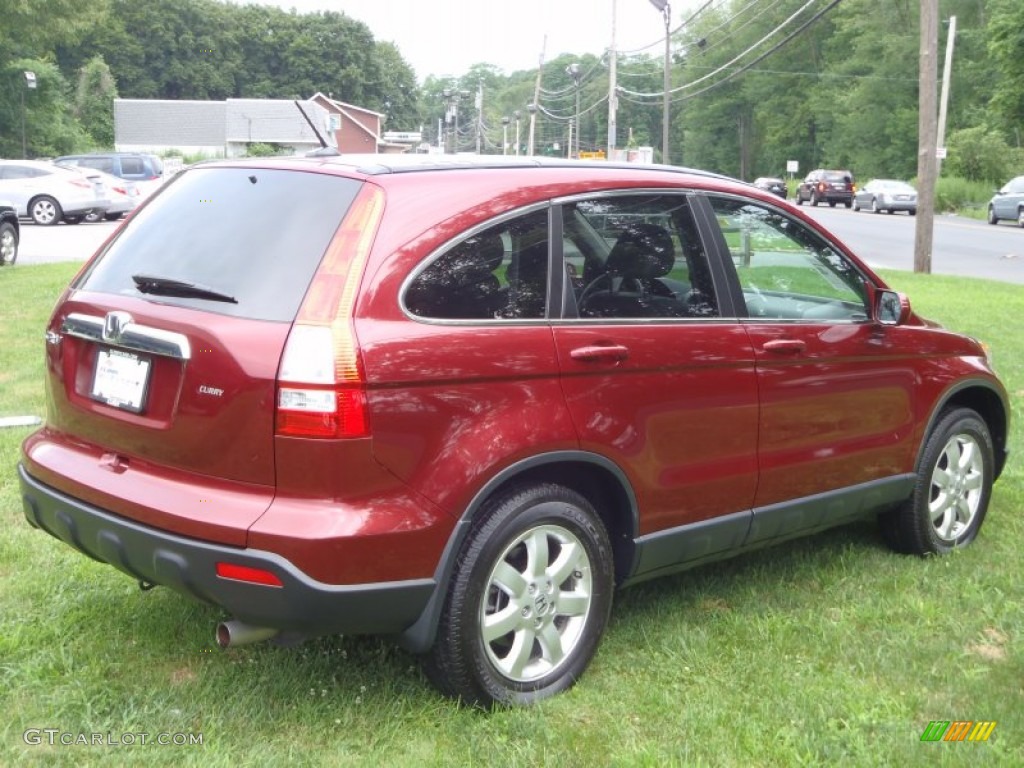 2009 CR-V EX-L 4WD - Tango Red Pearl / Gray photo #26