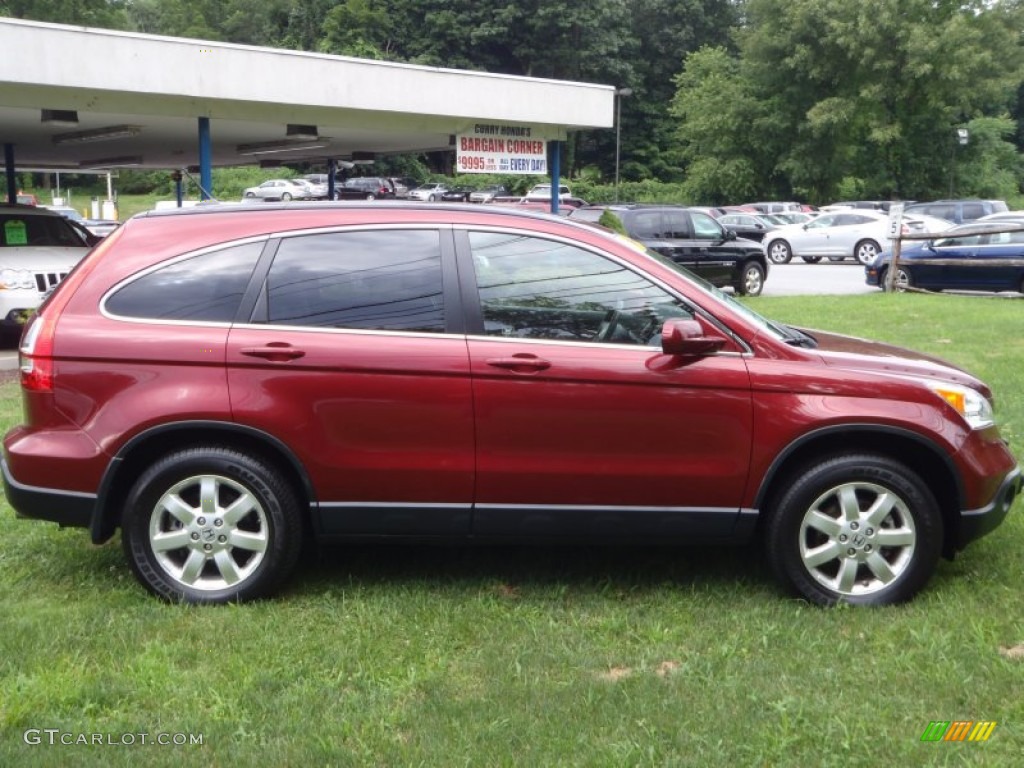 2009 CR-V EX-L 4WD - Tango Red Pearl / Gray photo #27