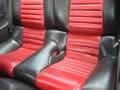 Red Leather 2005 Ford Mustang V6 Premium Coupe Interior Color