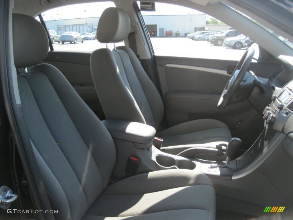 2009 Sonata GLS - Ebony Black / Gray photo #16