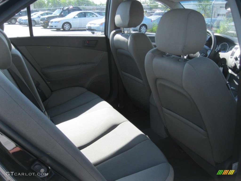 2009 Sonata GLS - Ebony Black / Gray photo #17