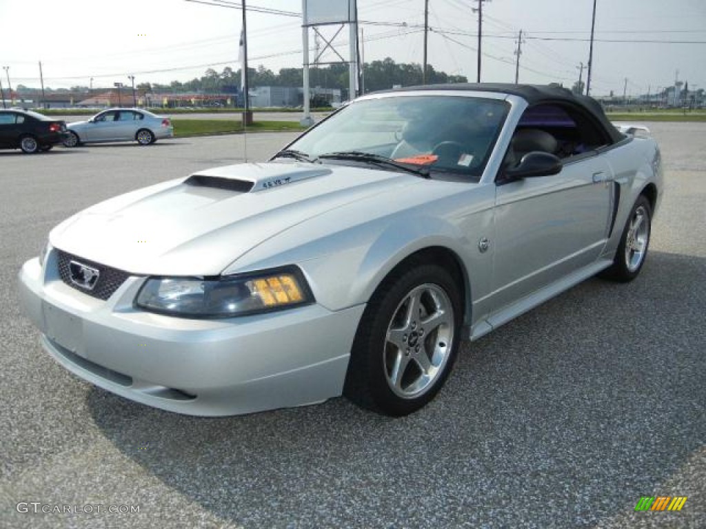 Silver Metallic 2004 Ford Mustang GT Convertible Exterior Photo #51729535