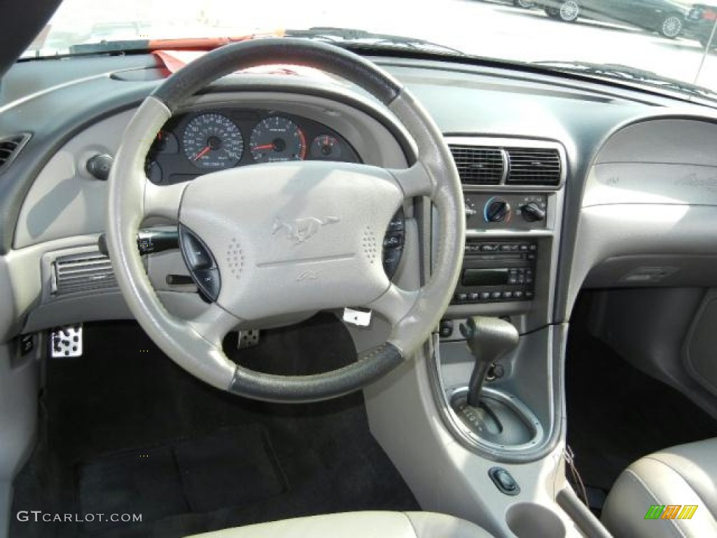 2004 Ford Mustang GT Convertible Medium Graphite Dashboard Photo #51729682