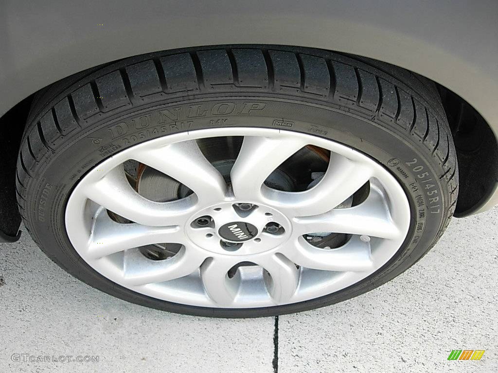 2008 Cooper S Hardtop - Sparkling Silver Metallic / Grey/Black photo #14