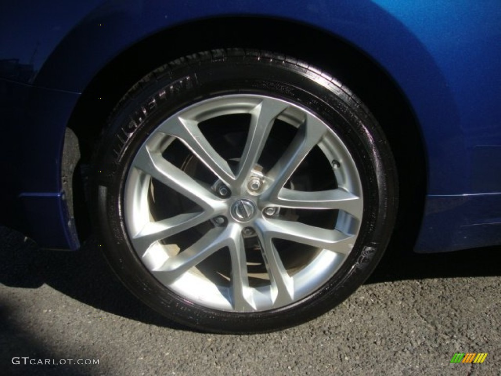 2009 Altima 3.5 SE Coupe - Azure Blue Metallic / Charcoal photo #27