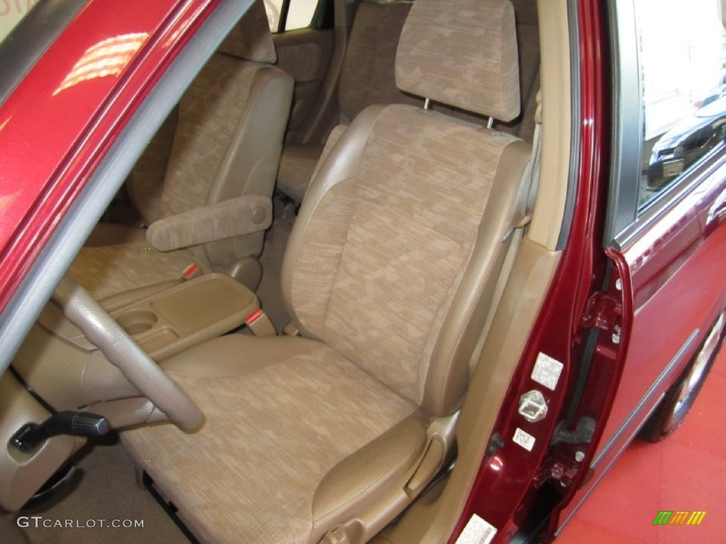 2004 CR-V LX 4WD - Chianti Red Pearl / Saddle photo #6