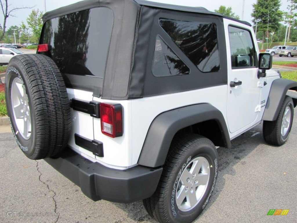 2011 Wrangler Sport S 4x4 - Bright White / Black photo #3