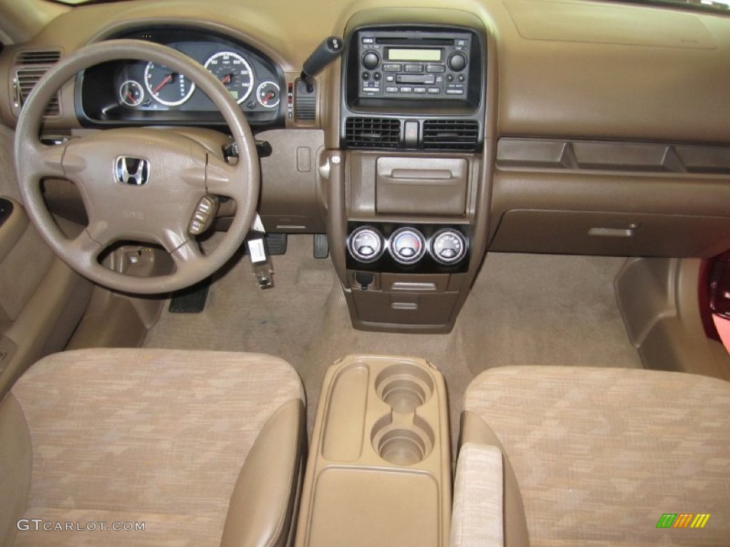 2004 Honda CR-V LX 4WD Saddle Dashboard Photo #51733825