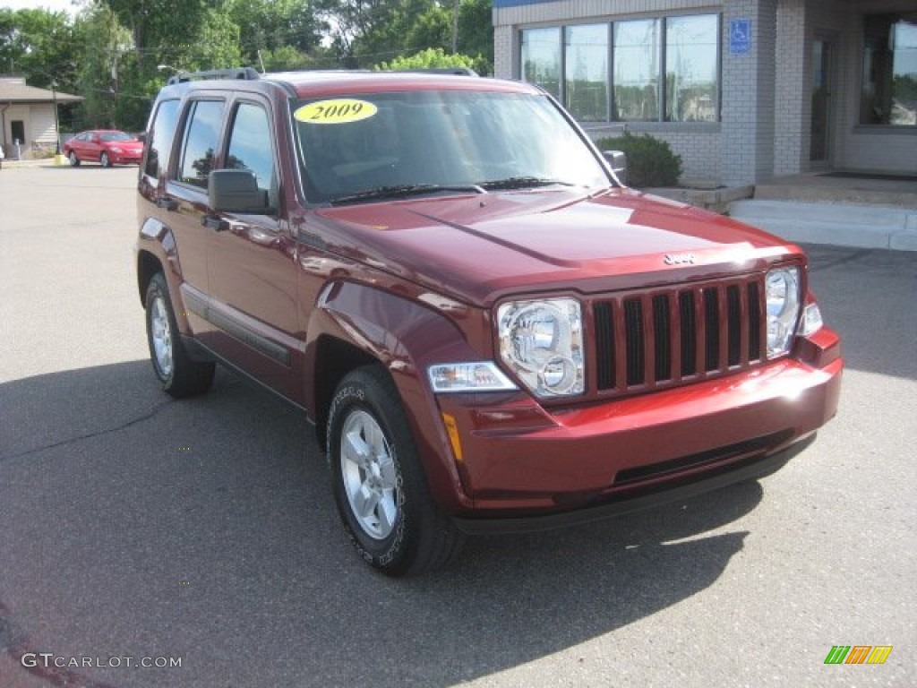 2009 Liberty Rocky Mountain Edition 4x4 - Red Rock Crystal Pearl / Dark Slate Gray photo #1