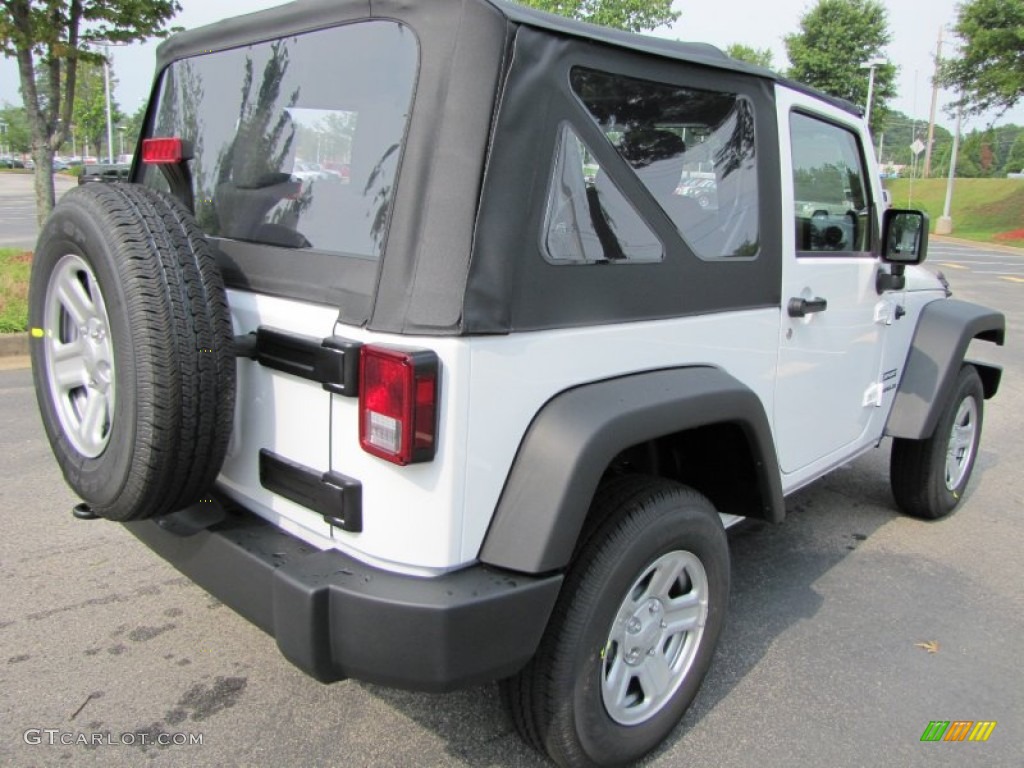 2011 Wrangler Sport 4x4 - Bright White / Black photo #3