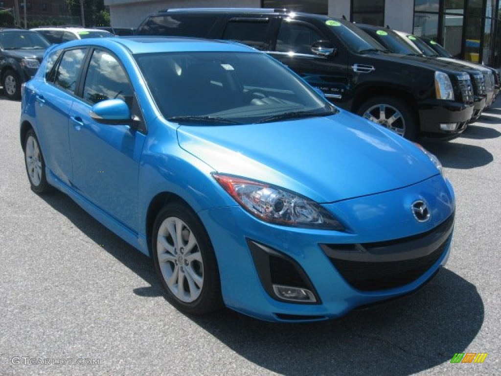 Celestial Blue Mica 2010 Mazda MAZDA3 s Sport 5 Door Exterior Photo #51735358