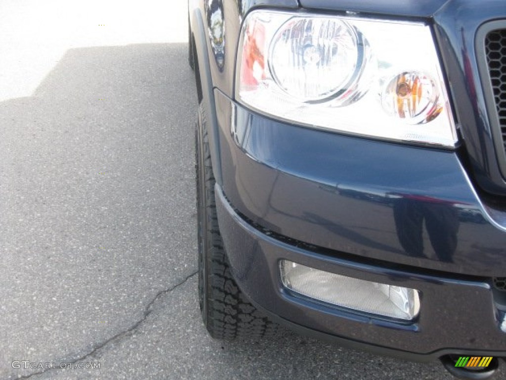 2004 F150 FX4 SuperCrew 4x4 - True Blue Metallic / Black/Medium Flint photo #12