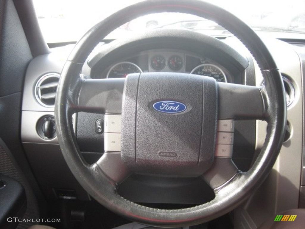 2004 F150 FX4 SuperCrew 4x4 - True Blue Metallic / Black/Medium Flint photo #26