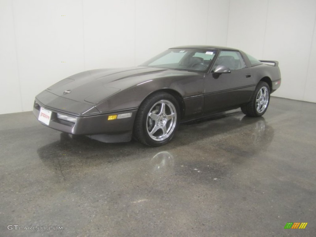 1990 Corvette Coupe - Charcoal Metallic / Gray photo #1