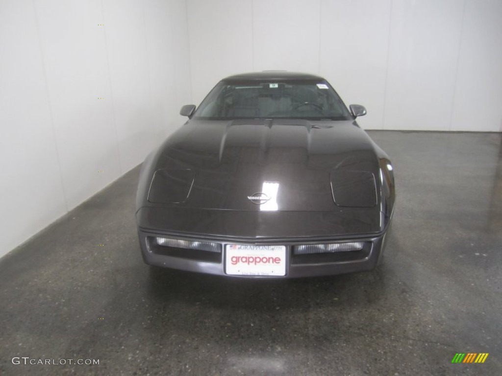 1990 Corvette Coupe - Charcoal Metallic / Gray photo #2