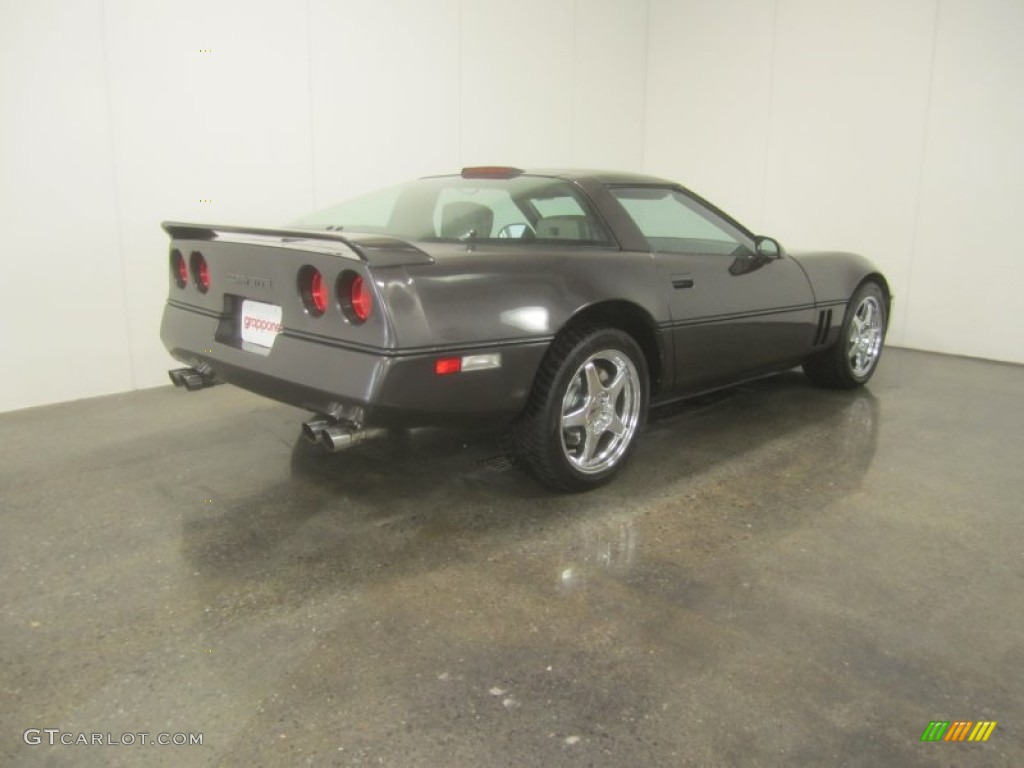 1990 Corvette Coupe - Charcoal Metallic / Gray photo #7