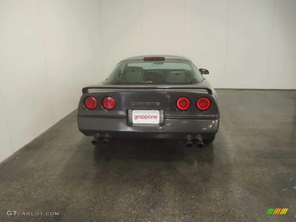 1990 Corvette Coupe - Charcoal Metallic / Gray photo #8