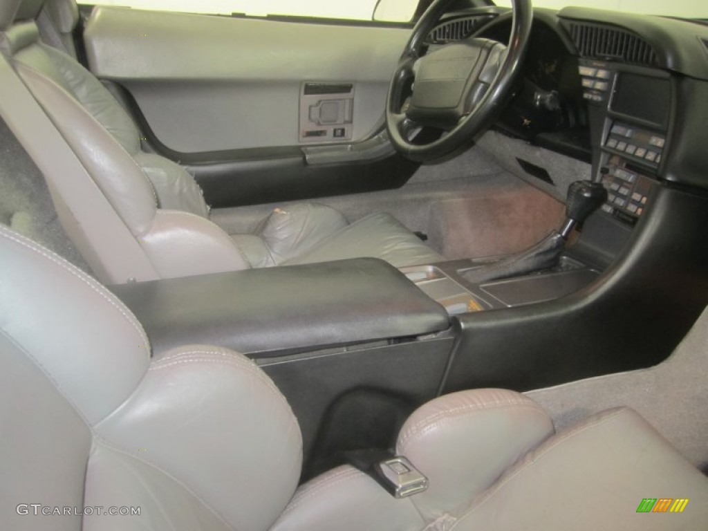 1990 Corvette Coupe - Charcoal Metallic / Gray photo #16
